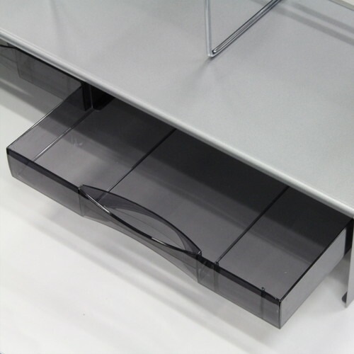 ブックスタンド H型 ケース付 間口65cm シルバー BS-650HC ブックスタンド H型 ケース付 間口65cm シルバー BS-650HC