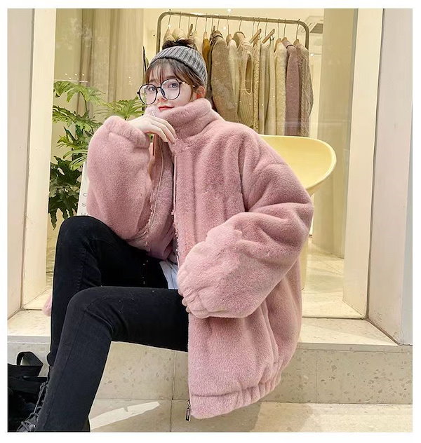 Qoo10] 2025冬新作 カワイイ ファージャケッ