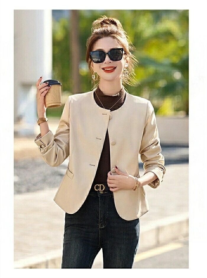 革ジャン 本革 ライダースジャケット レディース レザージャケット 本革ジャケット ノーカラー 美シルエット 皮ジャン 本革ジャケット ブラック ベージュ ブラウン 羊革 コート本皮 M-3X 革ジャン 本革 ライダースジャケット レディース レザージャケット 本革ジャケット ノーカラー 美シルエット 皮ジャン 本革ジャケット ブラック ベージュ ブラウン 羊革 コート本皮 M-3X