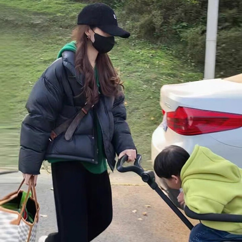 女性用ショートダウンジャケットsサイズ2025冬新作韓国版多用途肥厚ルーズホワイトダックダウンジャケット 女性用ショートダウンジャケットsサイズ2025冬新作韓国版多用途肥厚ルーズホワイトダックダウンジャケット