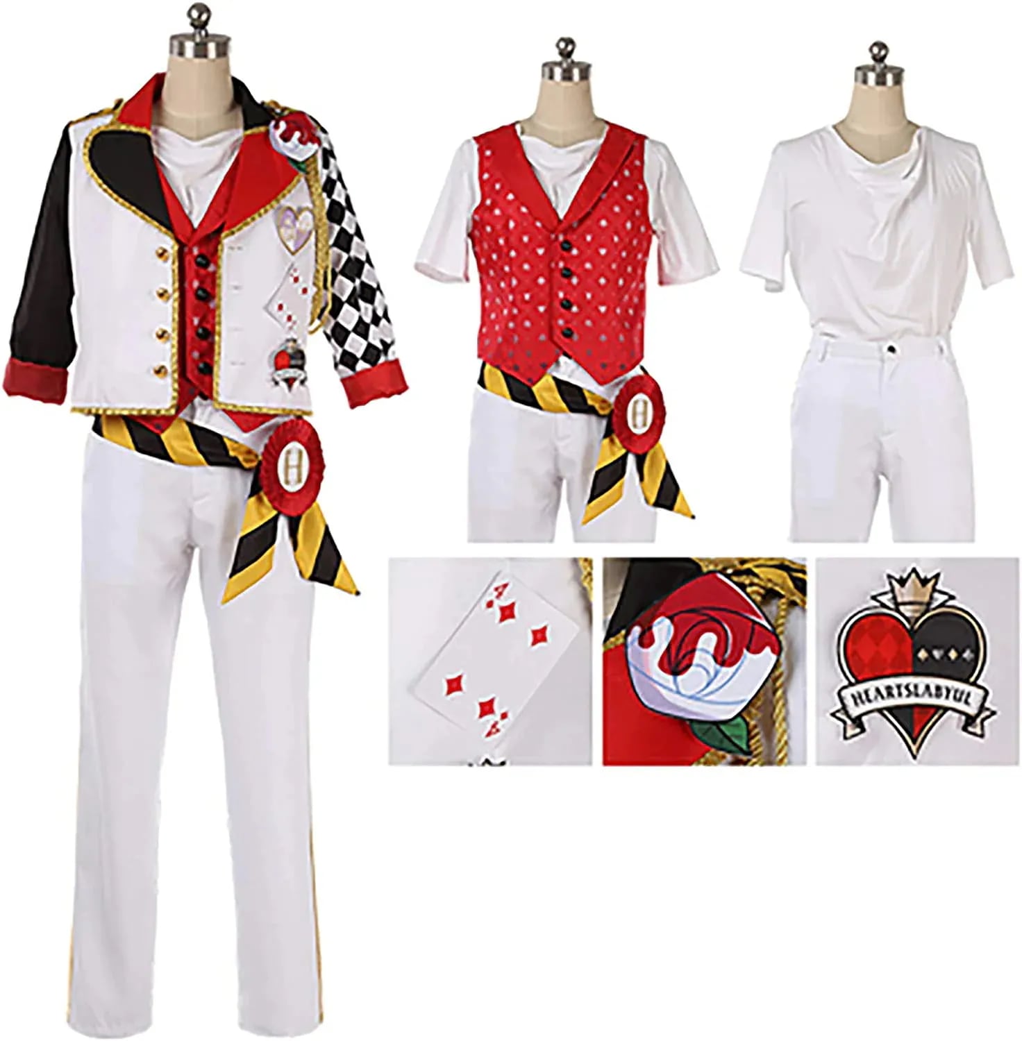 ツイステ リドル エース デュース トレイ ケイト ハーツラビュル寮 寮服 衣装 ウィッグ 靴 追加可 コスプレ ハロウィン クリスマス コスプレ衣装
