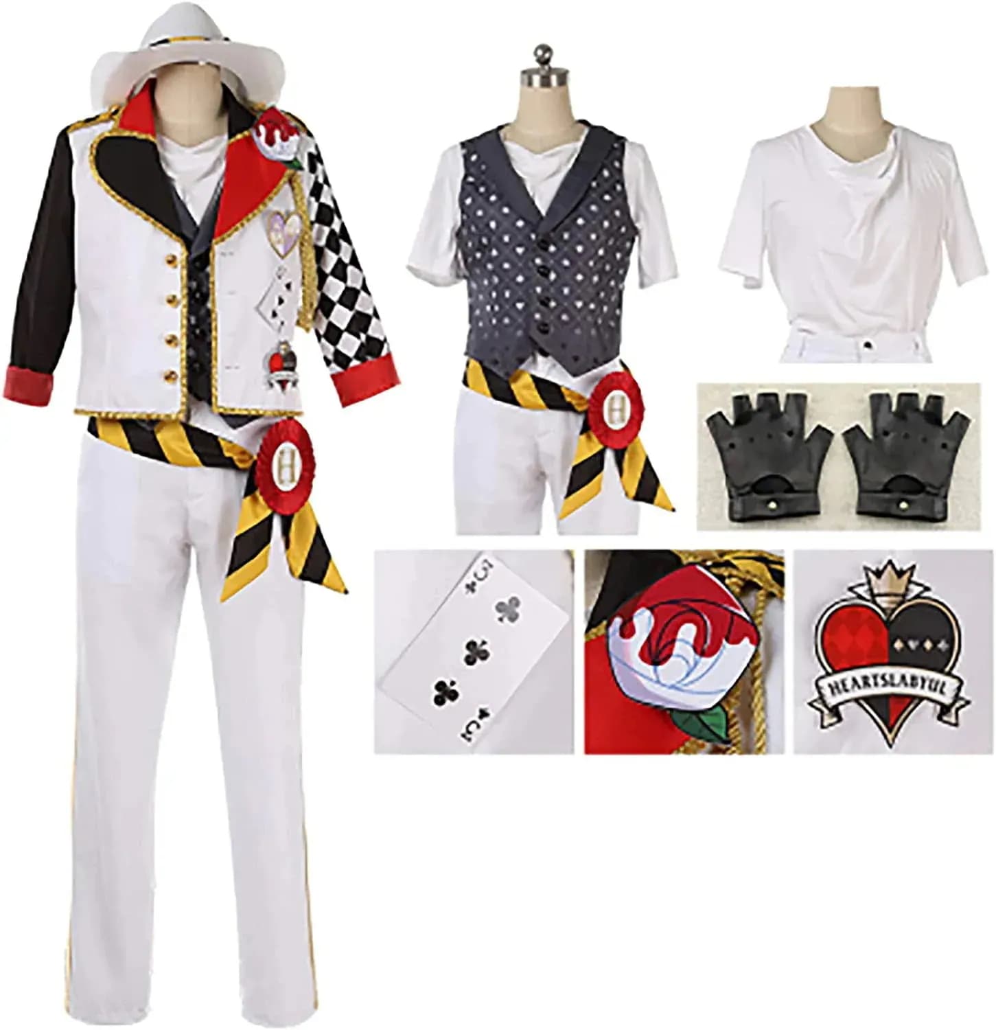 ツイステ リドル エース デュース トレイ ケイト ハーツラビュル寮 寮服 衣装 ウィッグ 靴 追加可 コスプレ ハロウィン クリスマス コスプレ衣装