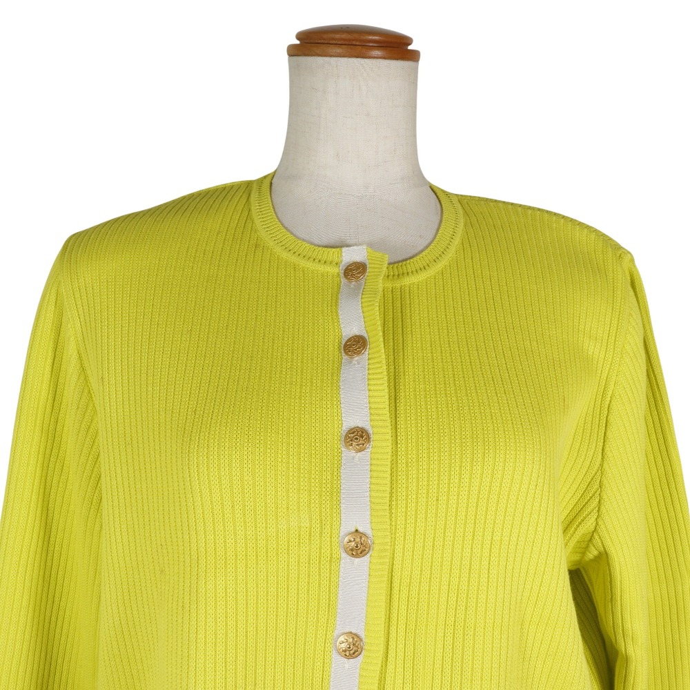 Salvatore Ferragamo サルヴァトーレフェラガモ セットアップ コットン イエロー レディース 中古品 Salvatore Ferragamo サルヴァトーレフェラガモ セットアップ コットン イエロー レディース 中古品