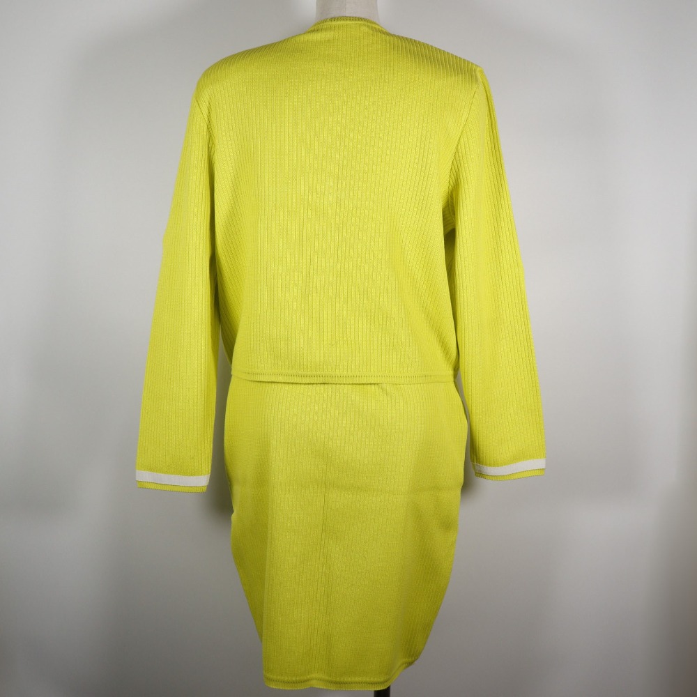 Salvatore Ferragamo サルヴァトーレフェラガモ セットアップ コットン イエロー レディース 中古品 Salvatore Ferragamo サルヴァトーレフェラガモ セットアップ コットン イエロー レディース 中古品