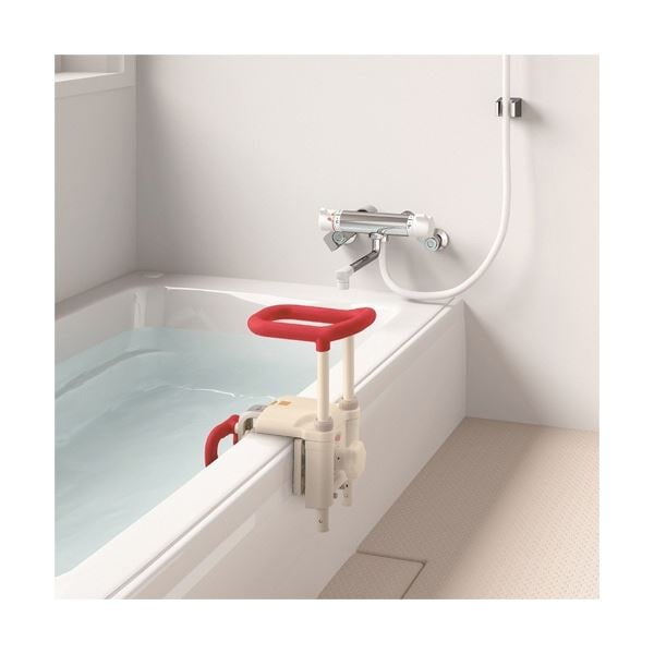 アロン化成 高さ調節付 浴槽手すり UST-130N グリーン 536-618 1台 アロン化成 高さ調節付 浴槽手すり UST-130N グリーン 536-618 1台