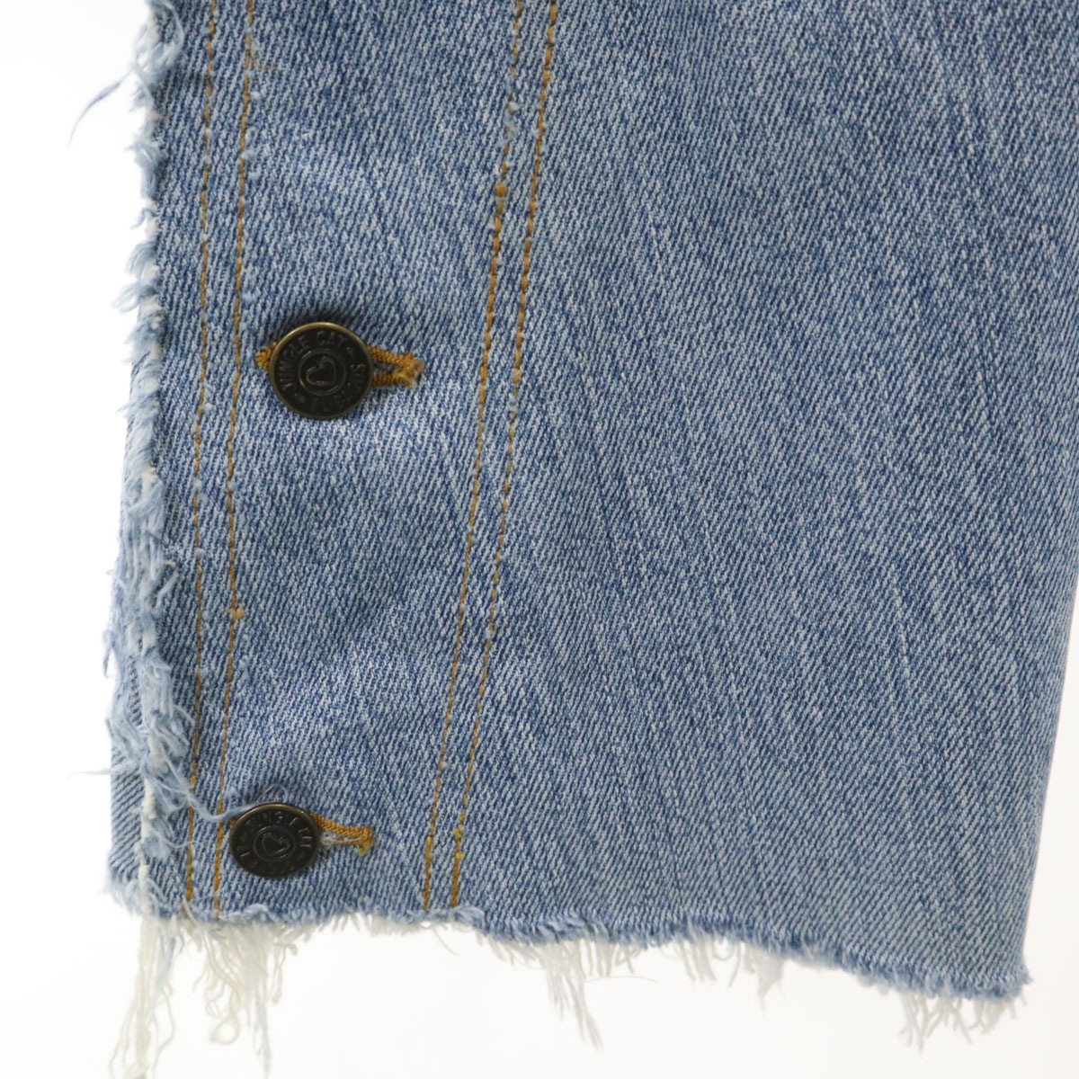 JUNGLE CAT ジャングルキャット 日本製 フレアデニムパンツ 7 ウォッシュブルー ジーンズ レディース 古着 JUNGLE CAT ジャングルキャット 日本製 フレアデニムパンツ 7 ウォッシュブルー ジーンズ レディース 古着