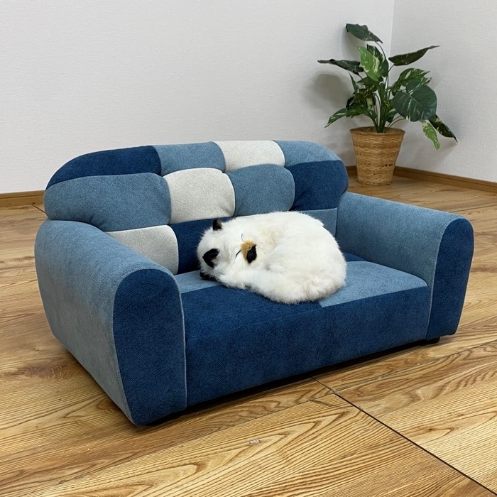 猫用 ペットソファー パンダ ベッド ワンちゃんにも 犬 シンプルデザインでおしゃれなアイテム 引っ掻き傷に強い特殊生地 PSO-1375