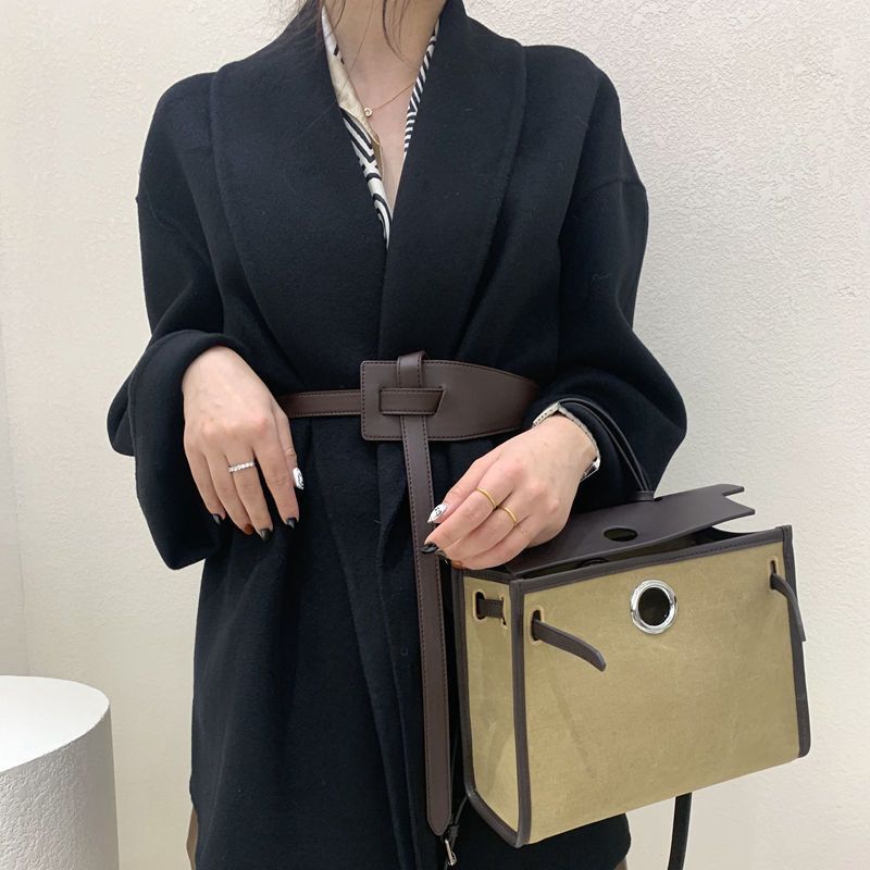 秋冬の新作 やさしい 両面 ラシャコート 韓国版 甘い ギャル 復古 トレンチコート (ベルトを贈る) 秋冬の新作 やさしい 両面 ラシャコート 韓国版 甘い ギャル 復古 トレンチコート (ベルトを贈る)