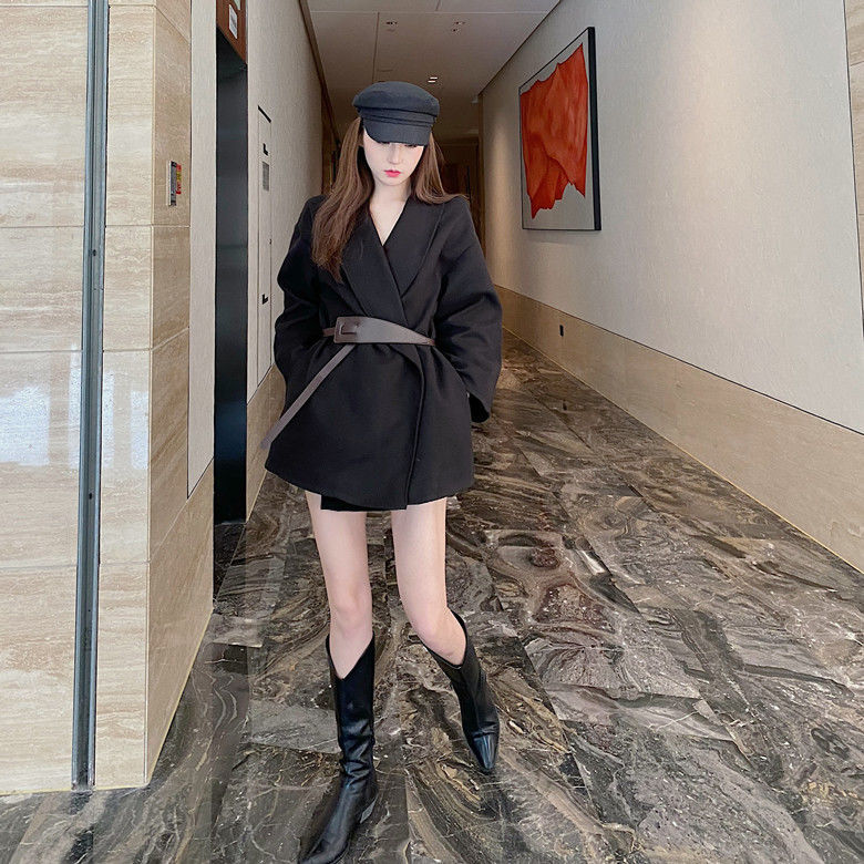 秋冬の新作 やさしい 両面 ラシャコート 韓国版 甘い ギャル 復古 トレンチコート (ベルトを贈る) 秋冬の新作 やさしい 両面 ラシャコート 韓国版 甘い ギャル 復古 トレンチコート (ベルトを贈る)