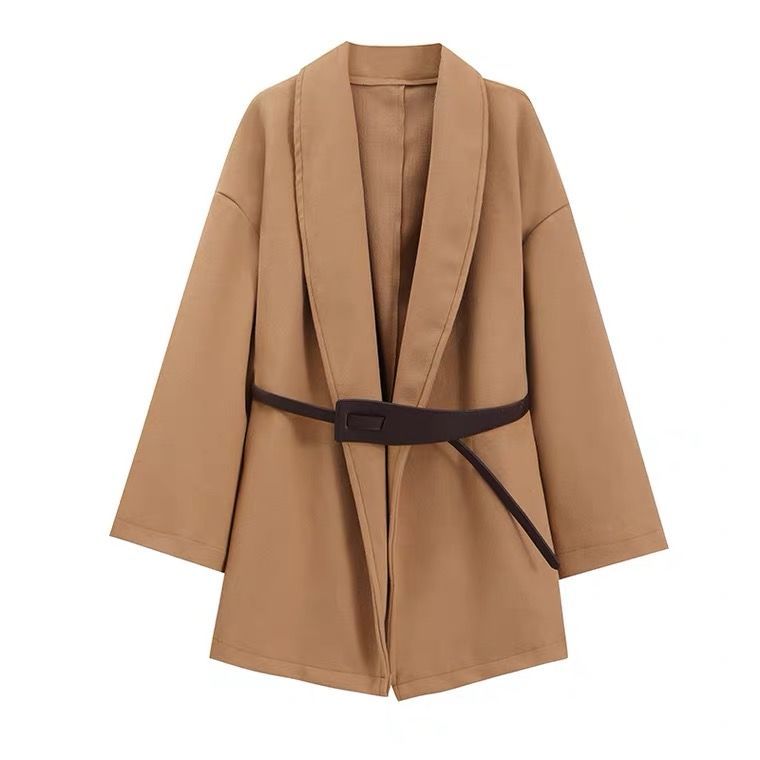 秋冬の新作 やさしい 両面 ラシャコート 韓国版 甘い ギャル 復古 トレンチコート (ベルトを贈る) 秋冬の新作 やさしい 両面 ラシャコート 韓国版 甘い ギャル 復古 トレンチコート (ベルトを贈る)