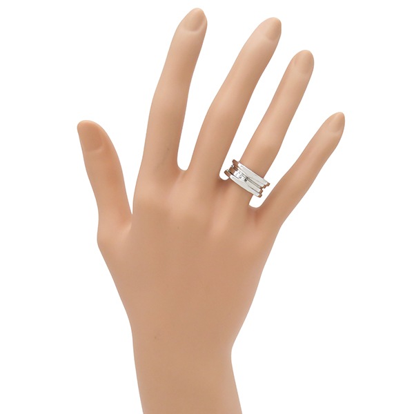 ブルガリ BVLGARI リング 指輪 ビーゼロワン B-zero1 2バンドリング K18WG ホワイトゴールド #48(JP8) 750 18金 7.5号 【箱】【中古】 ブルガリ BVLGARI リング 指輪 ビーゼロワン B-zero1 2バンドリング K18WG ホワイトゴールド #48(JP8) 750 18金 7.5号 【箱】【中古】