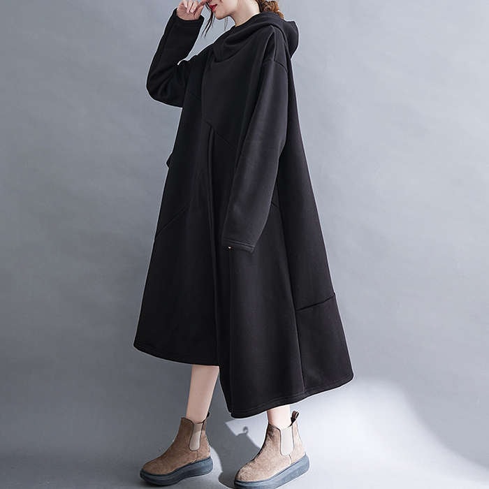 パーカー ワンピース ロング 裏起毛 秋冬 レディース パーカーワンピース ワンピース 大きサイズ マキシ丈 ロングワンピース ロング丈 フード付き レディース 長袖 体型カバー カジュアル ゆったり