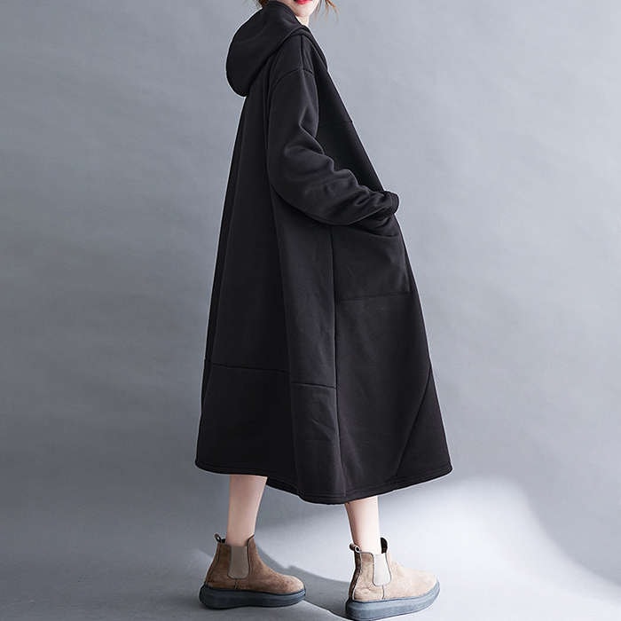 パーカー ワンピース ロング 裏起毛 秋冬 レディース パーカーワンピース ワンピース 大きサイズ マキシ丈 ロングワンピース ロング丈 フード付き レディース 長袖 体型カバー カジュアル ゆったり