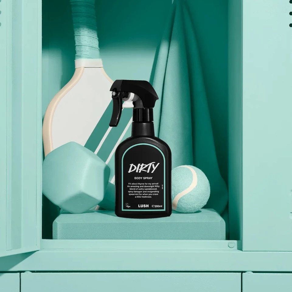 【ほぼ未使用】 ラッシュ ダーティー 100ml LUSH DIRTY 香水 Qoo10] LUSH Dirty ダーティ ボディスプレー ボ