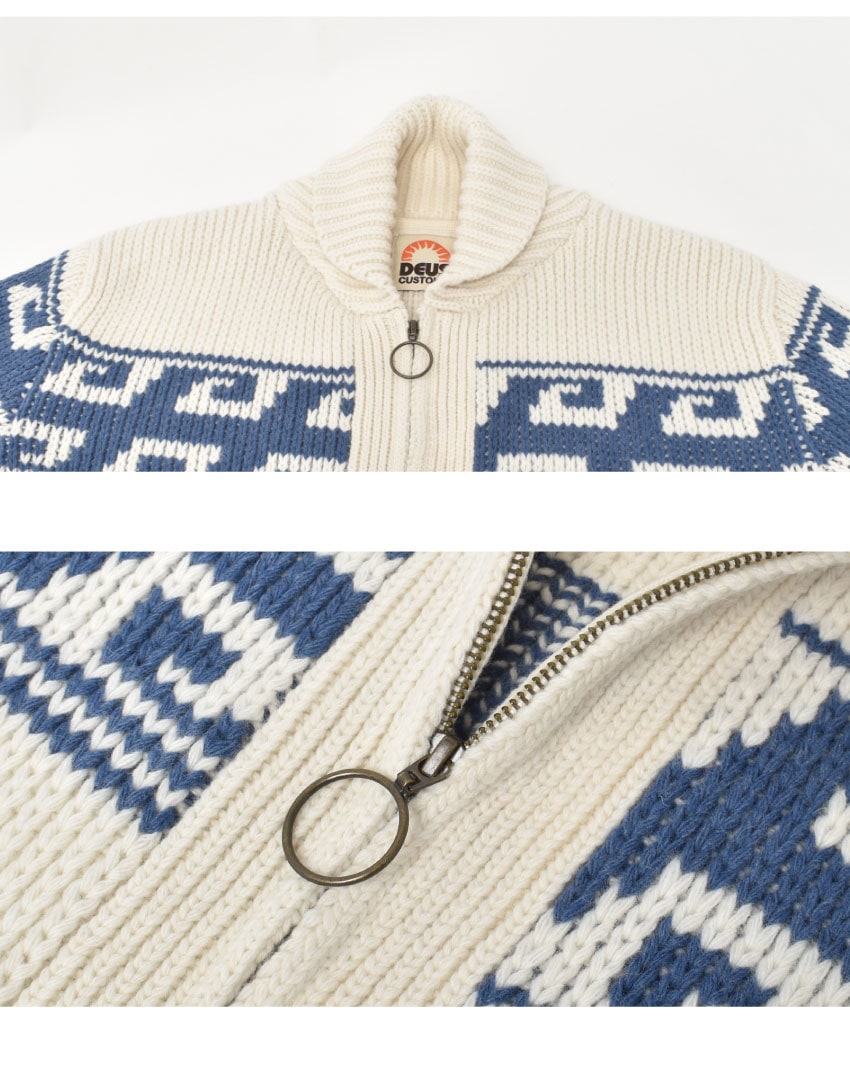 エクス マキナ SWELL MAP CARDIGAN DMF228508 メンズ 上着 羽織 長袖 防寒 ジャケット おしゃれ 定番 カジュアル ブランド シンプル アウトドア ニット 耐久