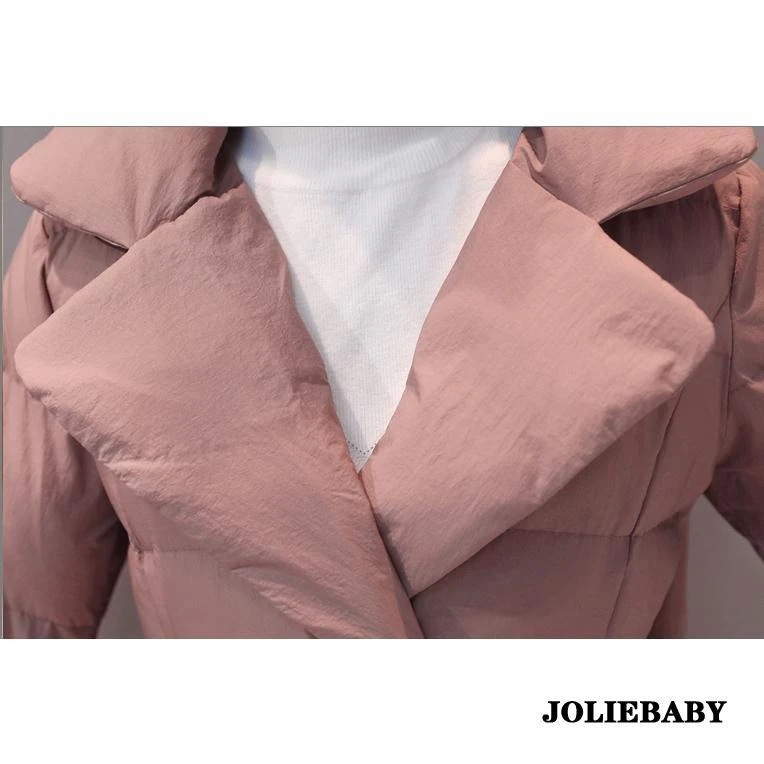 ダウン綿コート レディース 中綿コート ダウンジャケット 可愛い 大きいサイズ 上品 秋冬5色 Aライン リボン 軽い アウター