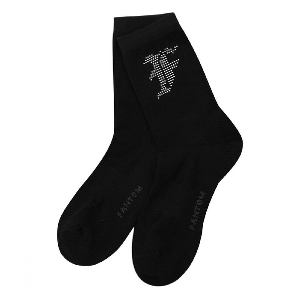 [Phantom] レディースロゴホットフィックスミッドネックソックス