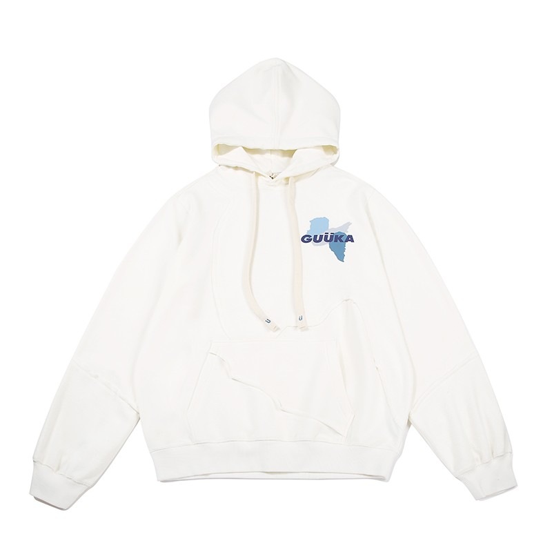 秋 フード付き スウェットシャツ ガールズ トレンド ブランド カップル ヒップホップ 不規則 スプライシング ロゴ プリント パーカー ルーズ 秋 フード付き スウェットシャツ ガールズ トレンド ブランド カップル ヒップホップ 不規則 スプライシング ロゴ プリント パーカー ルーズ