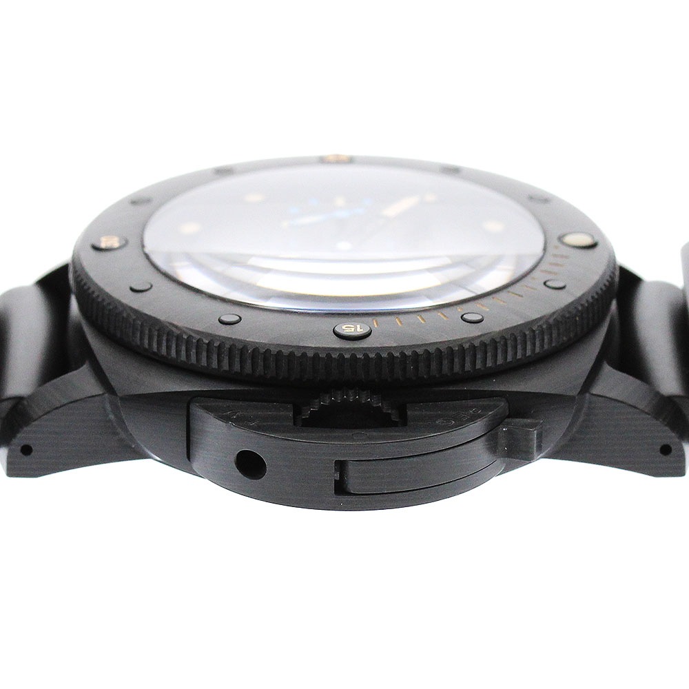 パネライ PANERAI PAM00616 ルミノール サブマーシブル 1950 カーボテック 3デイズ デイト 自動巻き メンズ 美品 箱・保証書付き_874586【中古】 パネライ PANERAI PAM00616 ルミノール サブマーシブル 1950 カーボテック 3デイズ デイト 自動巻き メンズ 美品 箱・保証書付き_874586【中古】