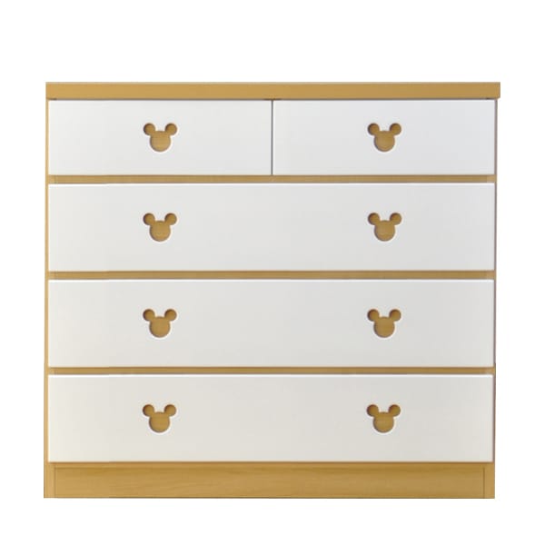 チェスト 4段 ショコラミッキー 日本製 幅90cm チェスト 4段 ショコラミッキー 日本製 幅90cm