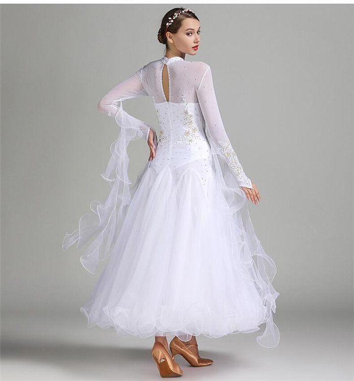 【限定SALE】社交ダンス ダンスウェア 上品 高級感 レディース ワンピース 大きい裾 モダン ワルツ スタンダード ドレス モダンドレス モダンダンス衣装 競技会 きれいめ おしゃれ ラテンダンス 【限定SALE】社交ダンス ダンスウェア 上品 高級感 レディース ワンピース 大きい裾 モダン ワルツ スタンダード ドレス モダンドレス モダンダンス衣装 競技会 きれいめ おしゃれ ラテンダンス