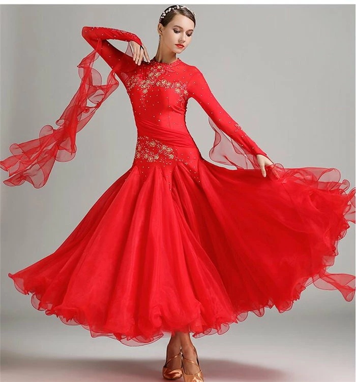 【限定SALE】社交ダンス ダンスウェア 上品 高級感 レディース ワンピース 大きい裾 モダン ワルツ スタンダード ドレス モダンドレス モダンダンス衣装 競技会 きれいめ おしゃれ ラテンダンス 【限定SALE】社交ダンス ダンスウェア 上品 高級感 レディース ワンピース 大きい裾 モダン ワルツ スタンダード ドレス モダンドレス モダンダンス衣装 競技会 きれいめ おしゃれ ラテンダンス