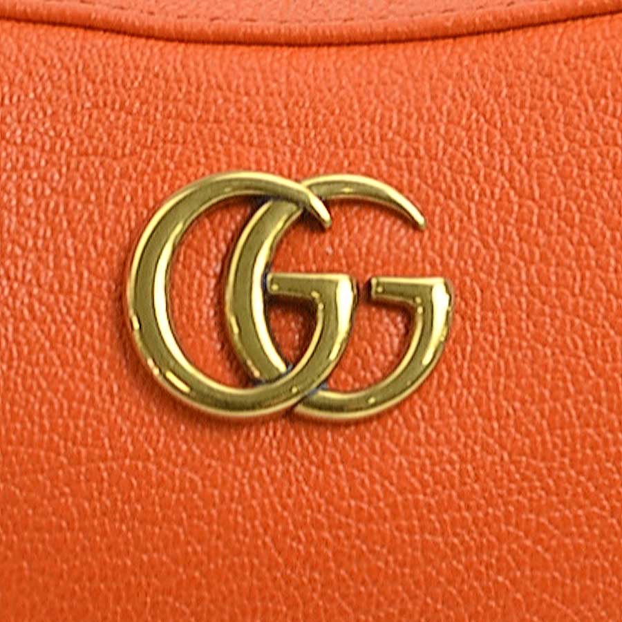 グッチ GUCCI 2Wayバッグ ショルダーバッグ GGマーモント レザー オレンジ ゴールド レディース 731817 e60378g グッチ GUCCI 2Wayバッグ ショルダーバッグ GGマーモント レザー オレンジ ゴールド レディース 731817 e60378g