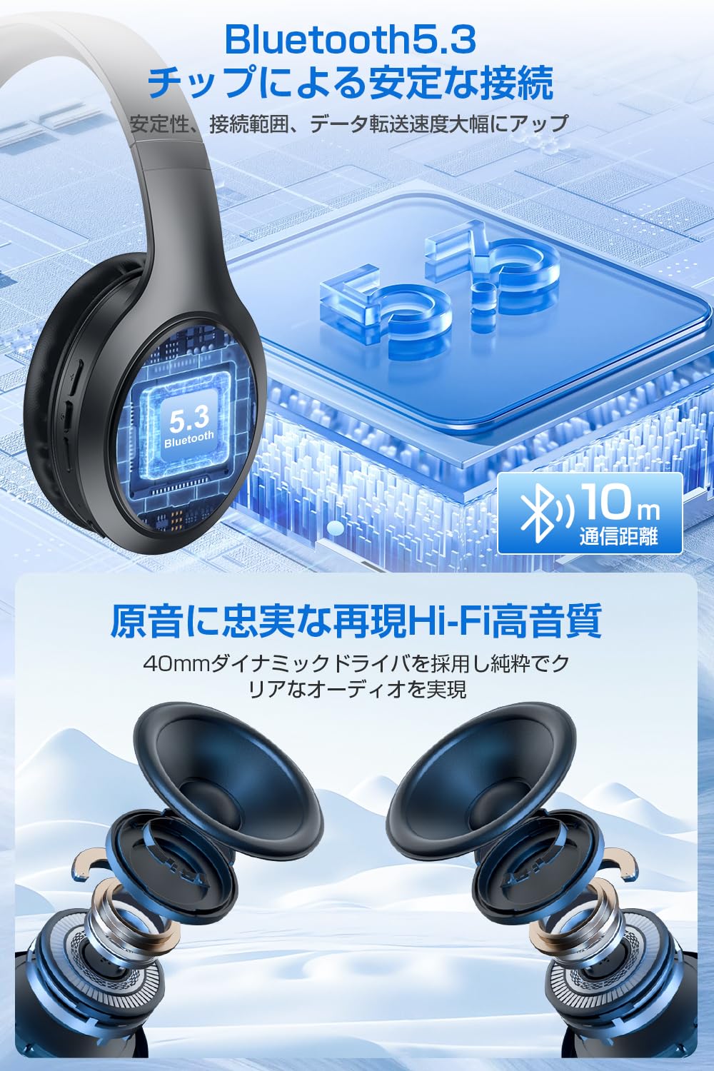 ヘッドホン bluetooth ヘッドホン ワイヤレスヘッドホン Sanlao Bluetooth5.3 有線 無線両用 ヘッドフォン マイク付き 最大20時間連続再生 オーバーイヤーヘッドホン ED ヘッドホン bluetooth ヘッドホン ワイヤレスヘッドホン Sanlao Bluetooth5.3 有線 無線両用 ヘッドフォン マイク付き 最大20時間連続再生 オーバーイヤーヘッドホン ED