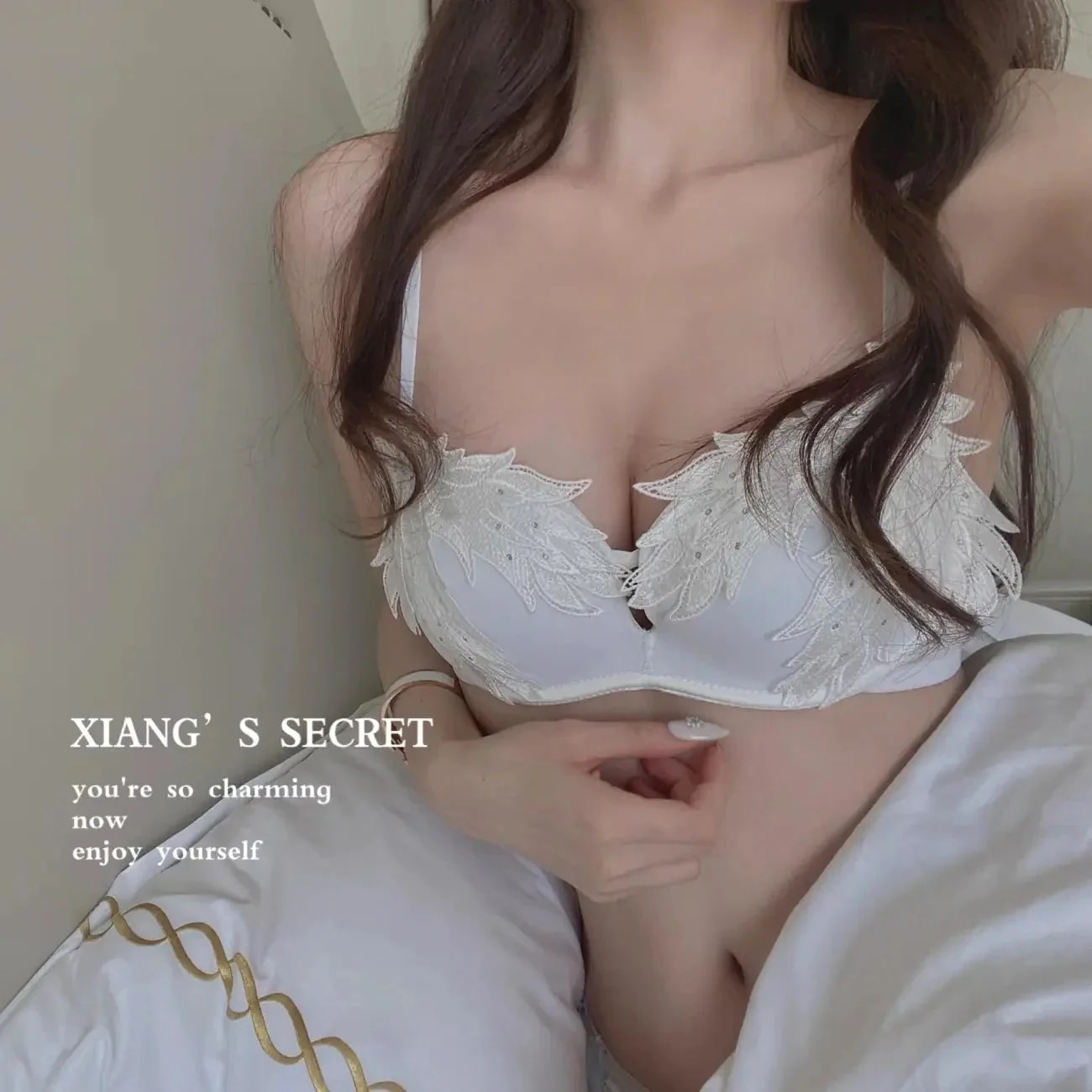 愛されブラ 小胸しっかり盛れる 補正下着 レース刺繍 下着上下セット ナイトブラ 可愛いセット下着