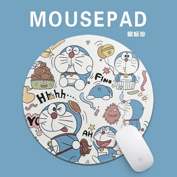 Qoo10] 超人気マウスパッドドラえもん青デブ猫漫画