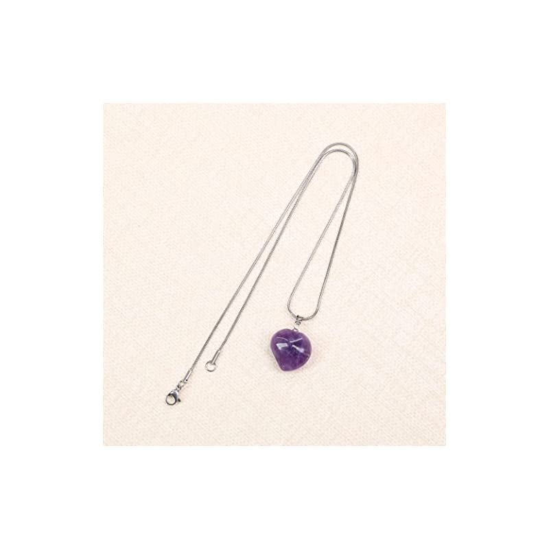 アメジスト ハート 2月誕生石ネックレス レディース