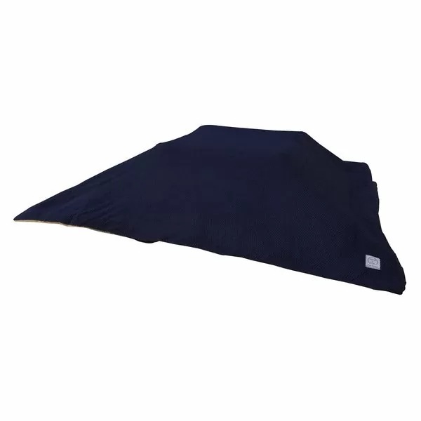 東谷 薄掛けコタツ布団 正方形 KK-163 W190D190 グレー/ネイビー 東谷 薄掛けコタツ布団 正方形 KK-163 W190D190 グレー/ネイビー