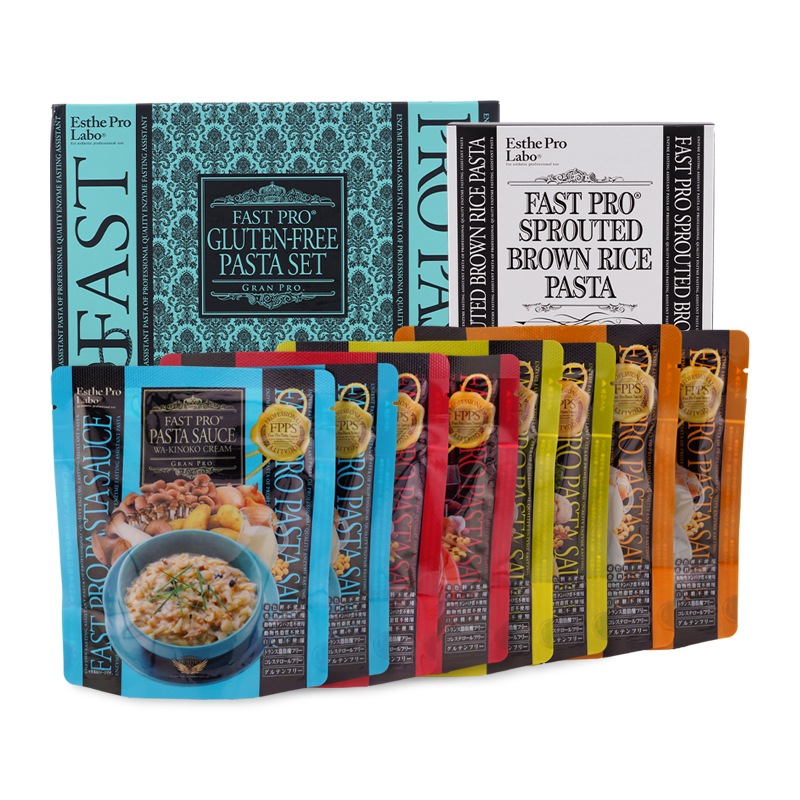 [2個セット]ファストプログルテンフリー パスタセット 8食分 パスタソース4種×各2袋 グルテンフリー [ギフトラッピング対応]