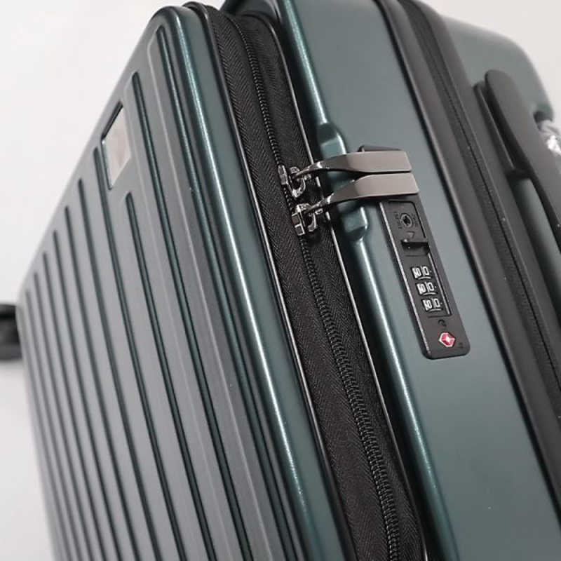 静　Lishon Pass 拡張機能付きフロントオープン型スーツケース 127L TSAロック搭載 ブラック Lishon ［TSAロック搭載］　LP127Lブラック