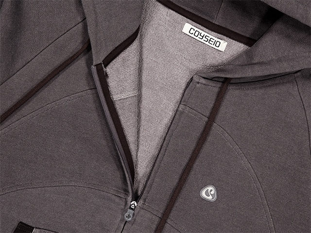 【COYSEIO】 STRING POCKET HOOD ZIP-UP : WINE 【COYSEIO】 STRING POCKET HOOD ZIP-UP : WINE