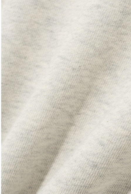 【SATUR】 LAUSANNE V-NECK COLLAR SWEATSHIRTS : MELANGE OATMEAL