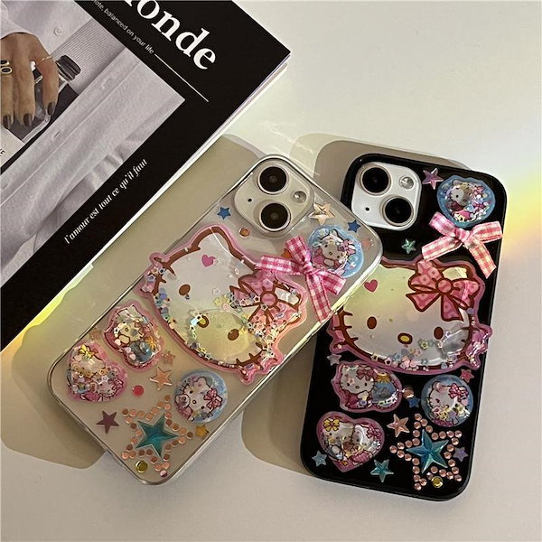 Qoo10] キラキラハローキティiphoneケース3