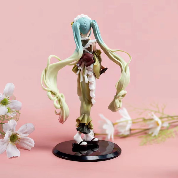 Qoo10] 初音ミクフィギュアパフェ抹茶ロングドレス