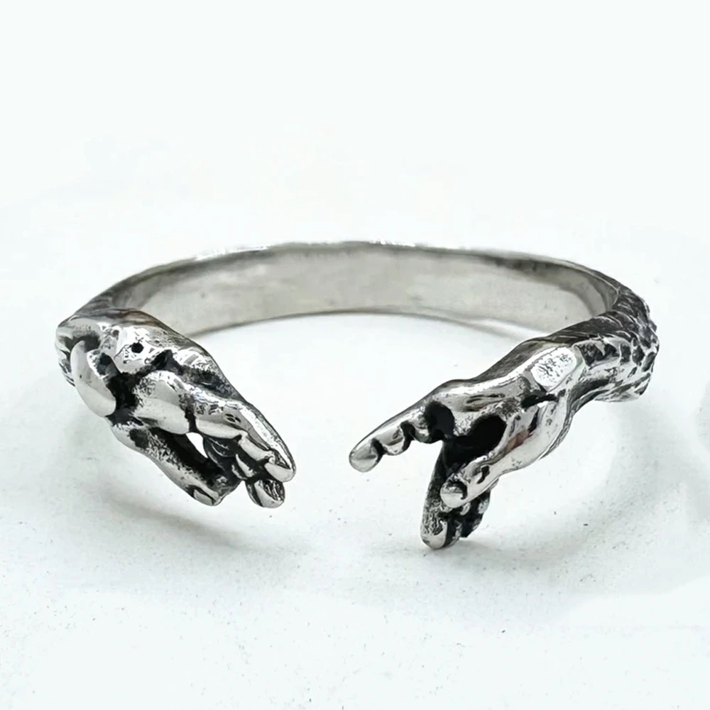 ゴッドハンド ステンレスリング (RRR120)指輪 フリーサイズ 23号 調整可能 神様の手 男性 女性 プレゼント 親指 人差し指 中指 薬指 小指 ファランジ 小指 r0749xxxxxxxx ゴッドハンド ステンレスリング (RRR120)指輪 フリーサイズ 23号 調整可能 神様の手 男性 女性 プレゼント 親指 人差し指 中指 薬指 小指 ファランジ 小指 r0749xxxxxxxx