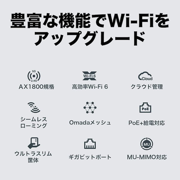 Qoo10] WiFi6 アクセスポイント AX180