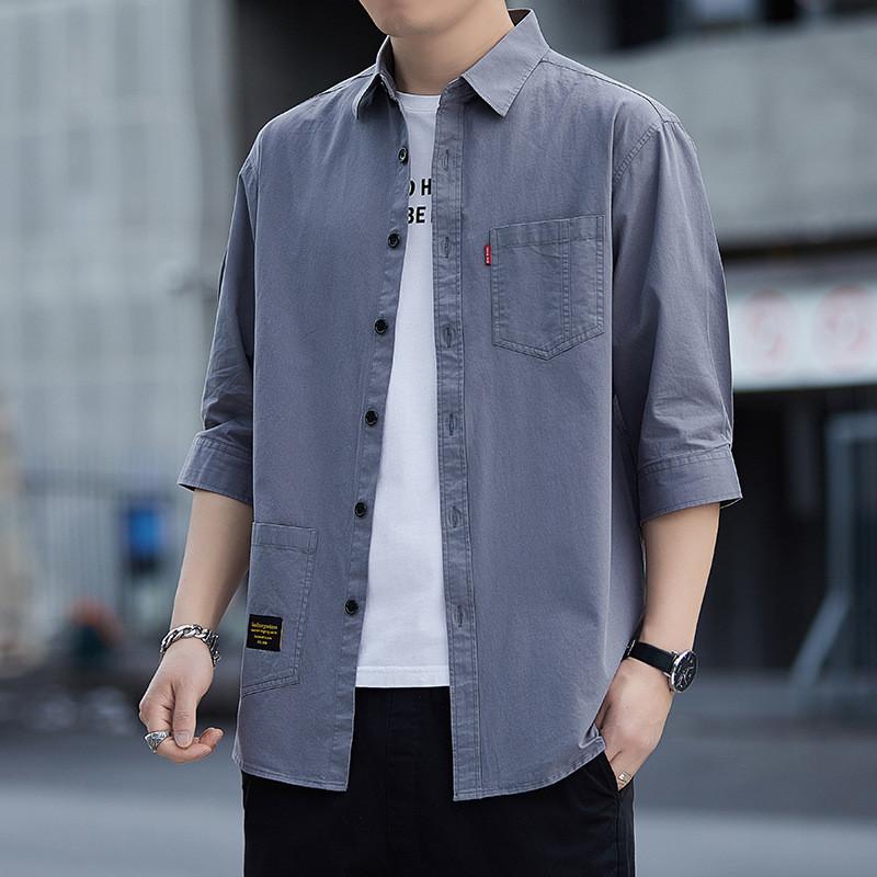【送料無料】シャツ メンズ 半袖 七分袖 無地 カーゴシャツ 半袖シャツ トップス 開襟 前開き カジュアル ゆったり カーゴ おしゃれ フォマール 夏服 コーデ 【送料無料】シャツ メンズ 半袖 七分袖 無地 カーゴシャツ 半袖シャツ トップス 開襟 前開き カジュアル ゆったり カーゴ おしゃれ フォマール 夏服 コーデ