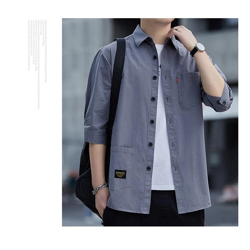 【送料無料】シャツ メンズ 半袖 七分袖 無地 カーゴシャツ 半袖シャツ トップス 開襟 前開き カジュアル ゆったり カーゴ おしゃれ フォマール 夏服 コーデ 【送料無料】シャツ メンズ 半袖 七分袖 無地 カーゴシャツ 半袖シャツ トップス 開襟 前開き カジュアル ゆったり カーゴ おしゃれ フォマール 夏服 コーデ
