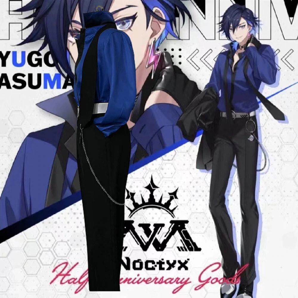 VTuber にじさんじ バーチャルライバー Noctyx半周年 Yugo Asuma 遊間ユーゴ コスプレ衣装 コスチューム ハロウィン 変装 仮装
