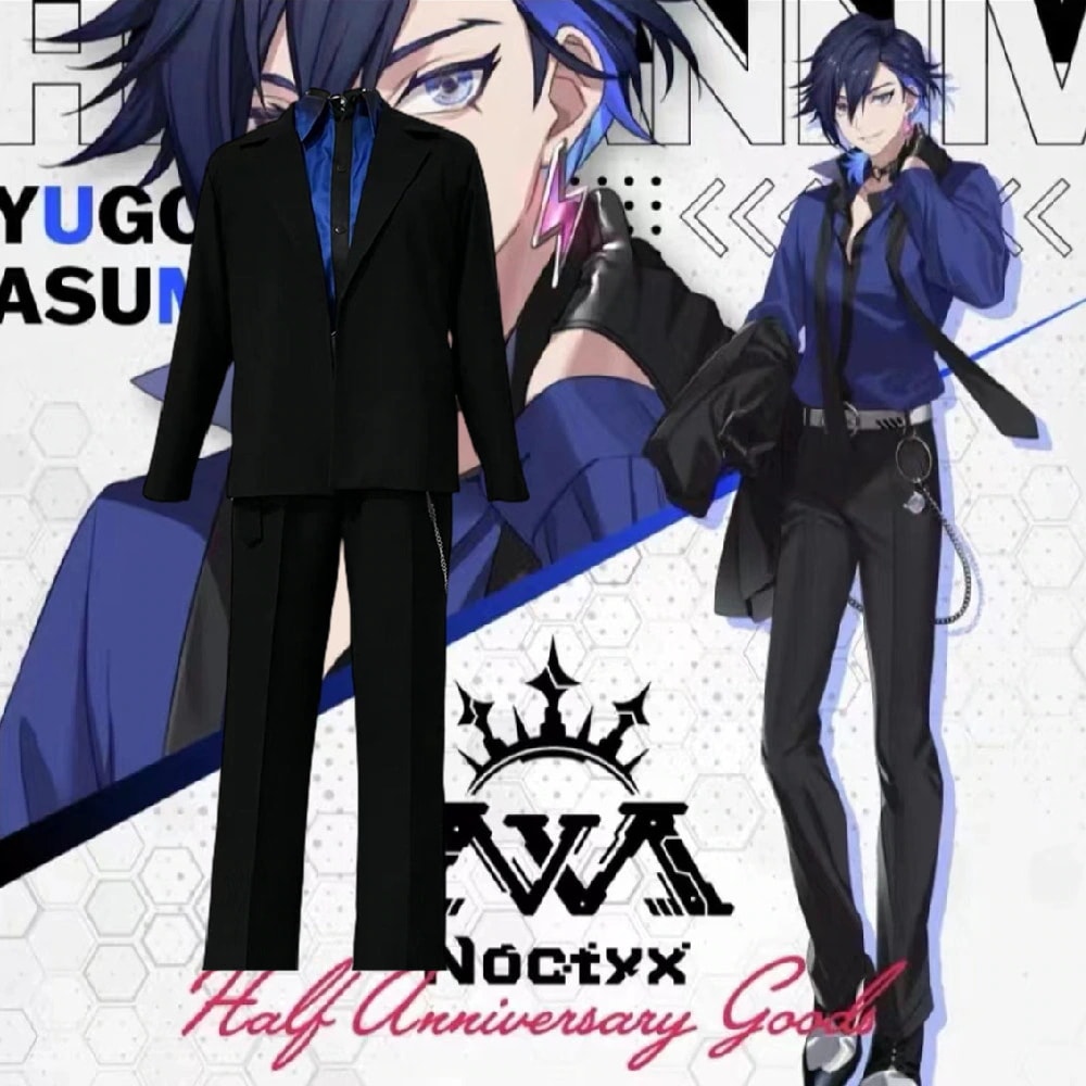 VTuber にじさんじ バーチャルライバー Noctyx半周年 Yugo Asuma 遊間ユーゴ コスプレ衣装 コスチューム ハロウィン 変装 仮装