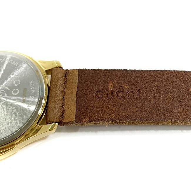 豊富なお得 グッチ ブラウン グリ... : 腕時計・アクセサリー 腕時計 ゴールド 特価限定品