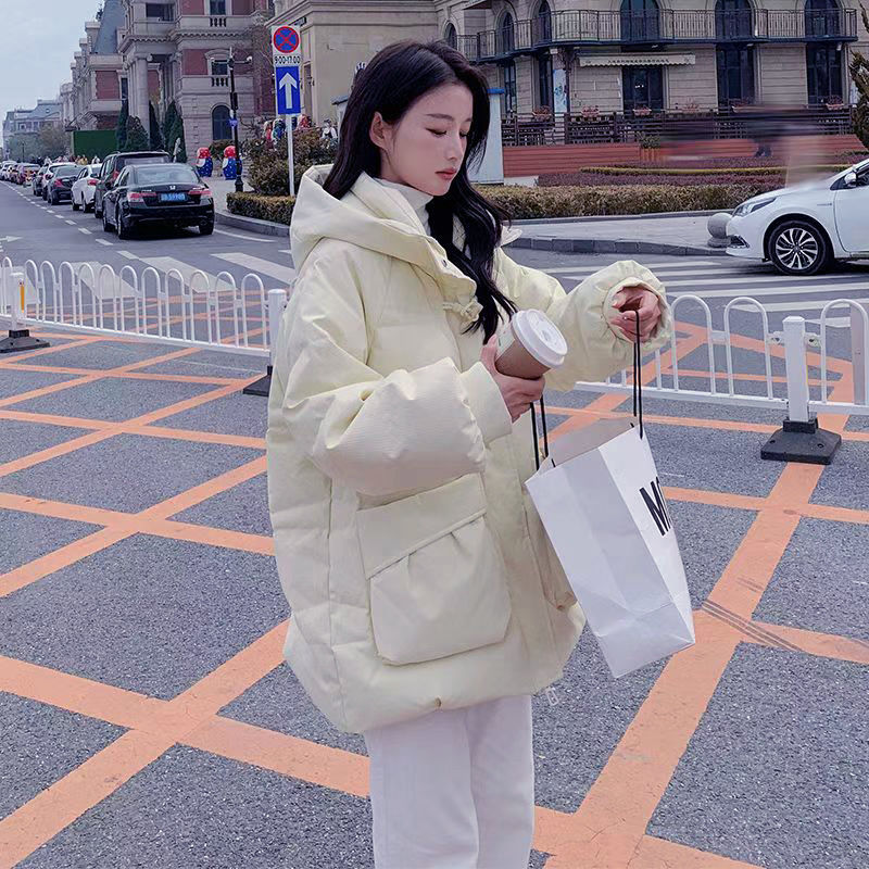 正規品婦人服ダウンジャケット2024美ラード洋気中長タイプダウンジャケット女性ゆるいダウンジャケット女性新中国式