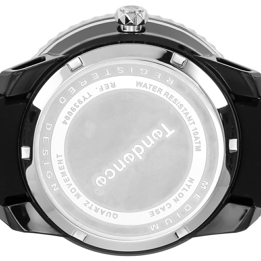 テンデンス 腕時計 手表 メンズ レディース アルテックガリバー ブラック シルバー グレー インパクト 3Dインデックス シリコンベルト ミディアムサイズ 100本限定モデル 10代 20代 30代