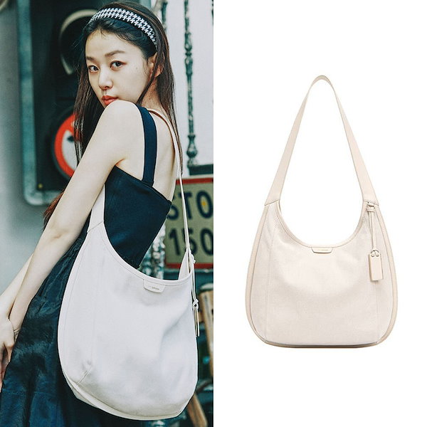 【ハンソヒ着用】 JOY GRYSON KAIA Canvas Hobo Bag カイア キャンバス ホーボーバッグ 2色 / イジュミョン,Cha  Jungwon着用/ キャンバスバッグ