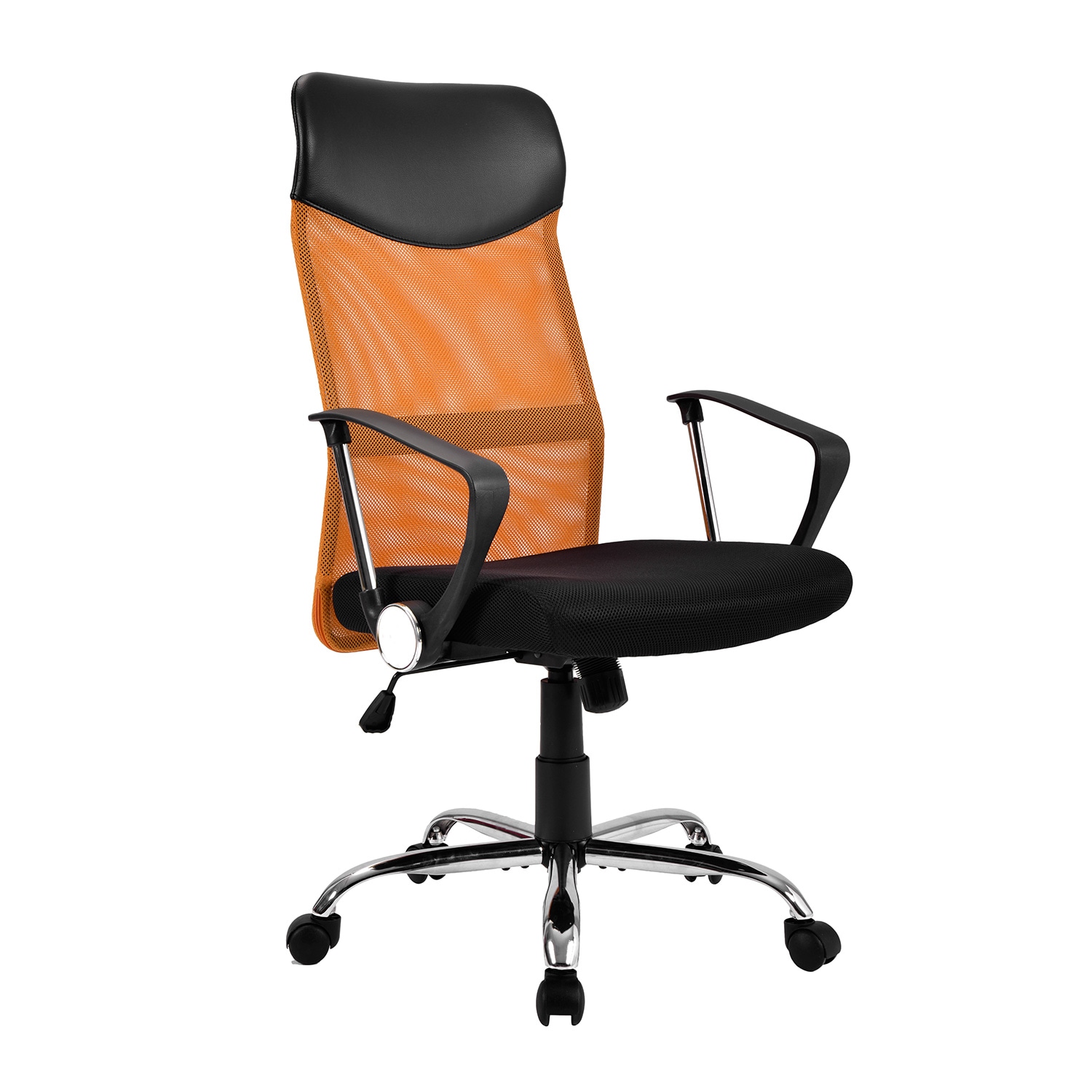 【国内発送,送.料無料】A246AMAZONランキング1位デザイン【オレンジ】オフィスチェア メッシュ+PU ハイバック　大人気