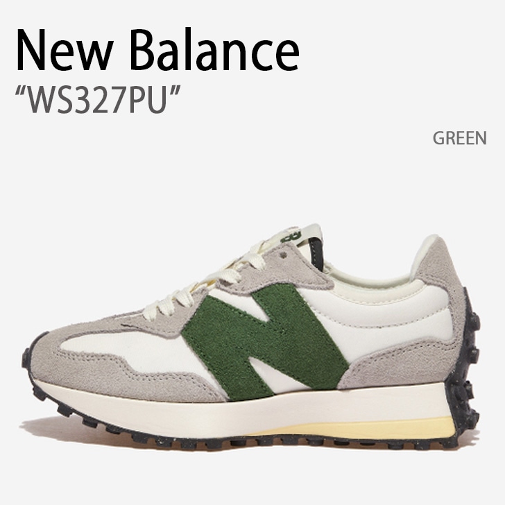 WS327PU レディース スニーカー 327シリーズ シューズ グリーン カーキ グレー ウィメンズ 女性用